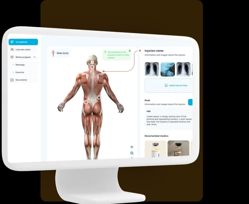PhysioHub Interface